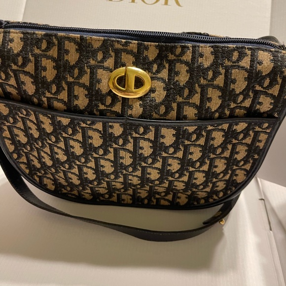 Dior Vintage Monogram CD Zip shoulder bag - Picture 4 of 10